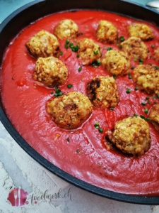 Haferflocken Polpette An Tomatensauce Vegan Food Blog Schweiz